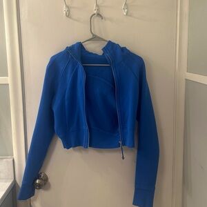 Scuba Full Zip Cropped Hoodie